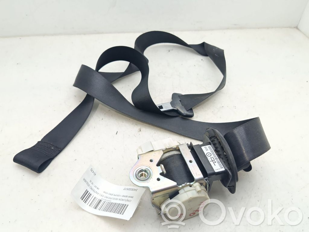BMW 1 E82 E88 Sicherheitsgurt vorne 