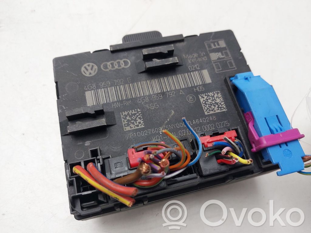 Audi A7 S7 4G Unidad de control/módulo del bloqueo de puertas 