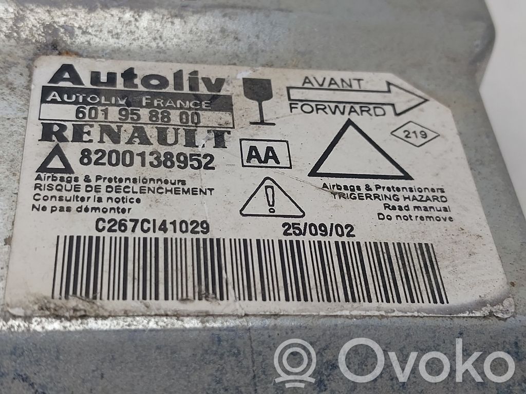 Renault Laguna II Centralina/modulo airbag