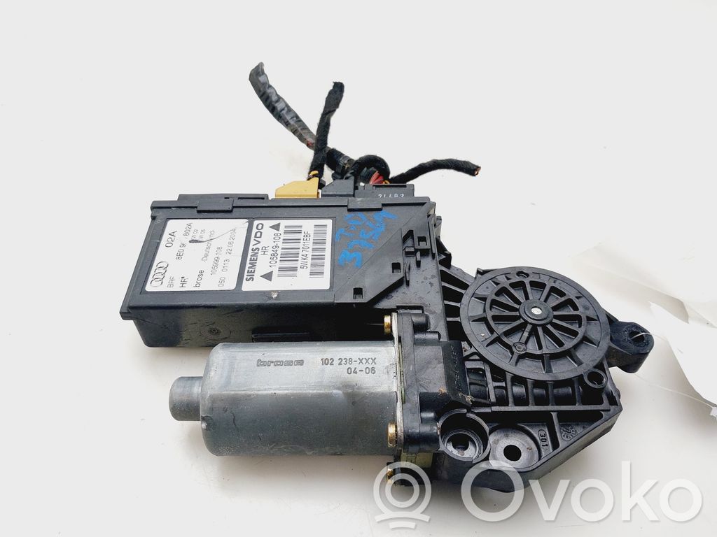 Audi A4 S4 B6 8E 8H Takaoven ikkunan nostomoottori 