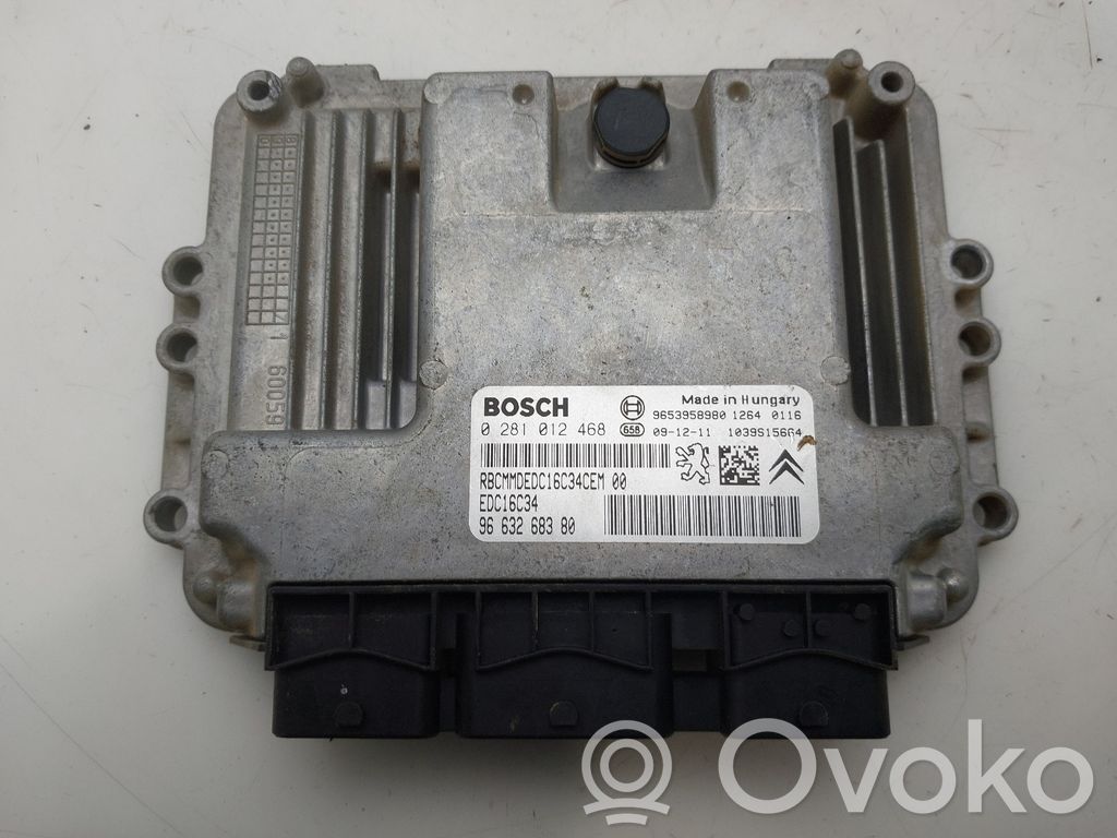 Citroen Xsara Picasso Moottorin ohjainlaite/moduuli 