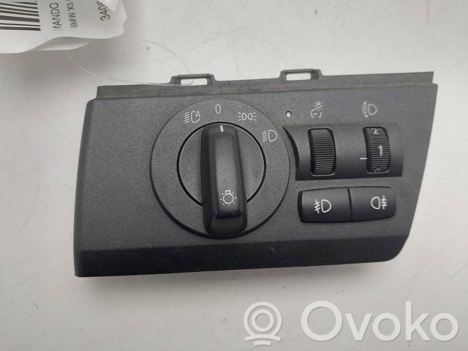 BMW X3 E83 Interruptor de luz 