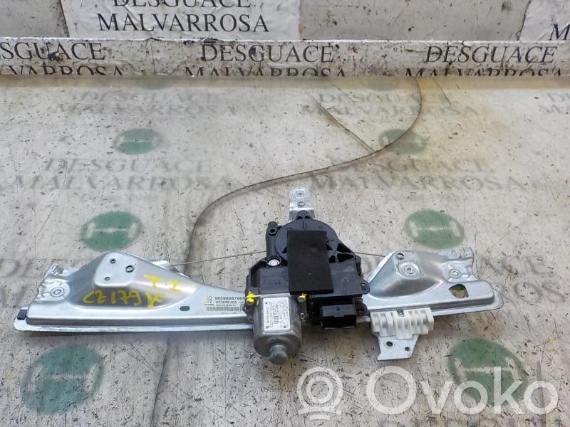 Peugeot 308 Meccanismo di sollevamento del finestrino posteriore senza motorino