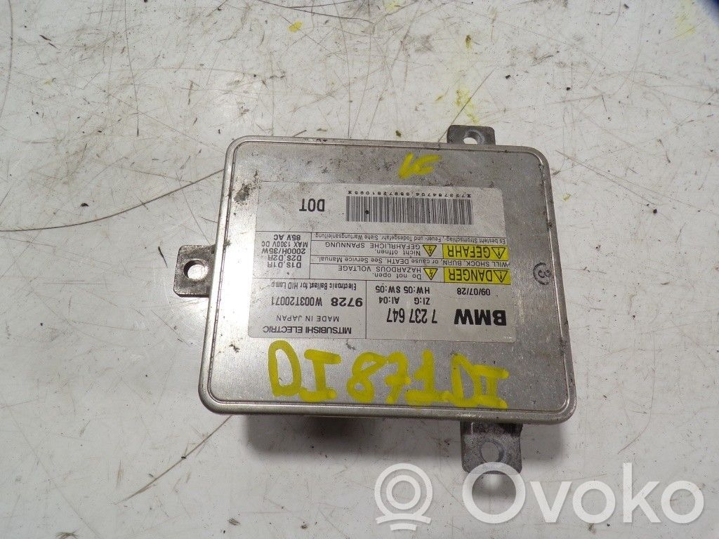 Unidad de control/módulo de los faros xenón   63117318327,7237647,W003T20071