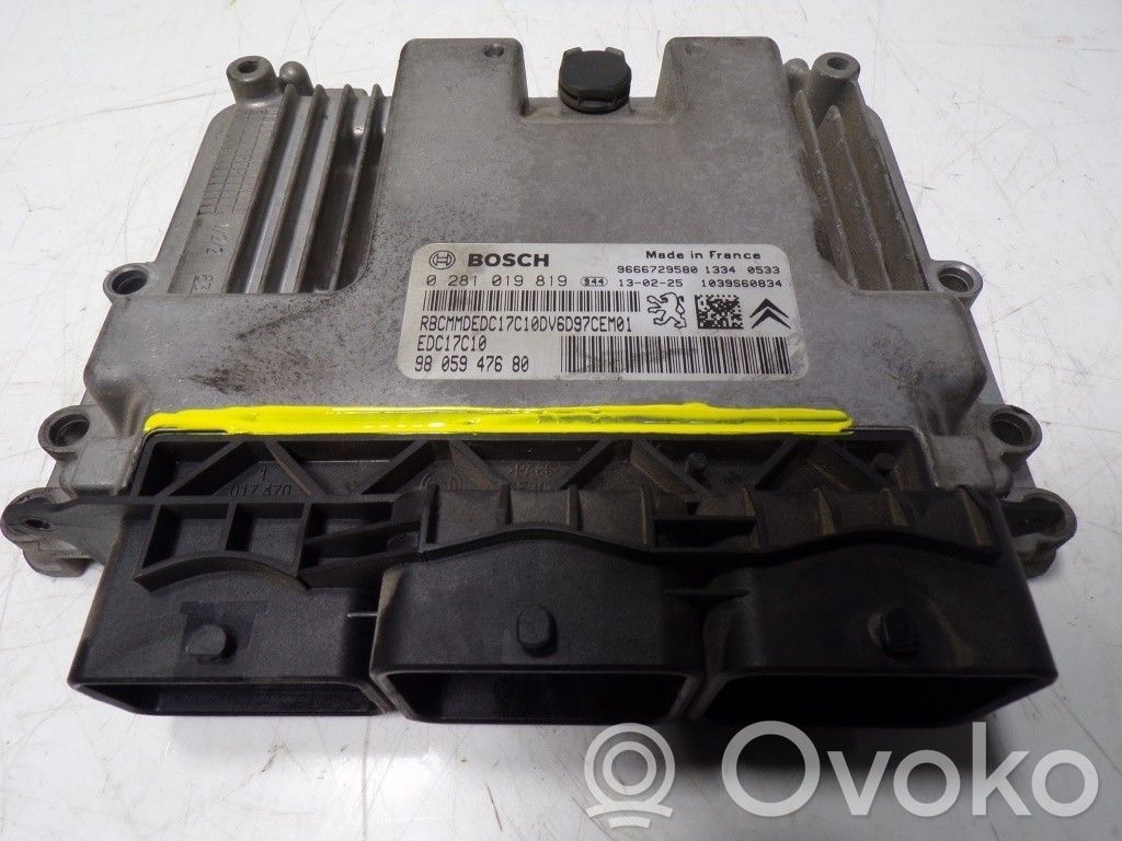 Engine control unit/module   1609339680,9805947680
