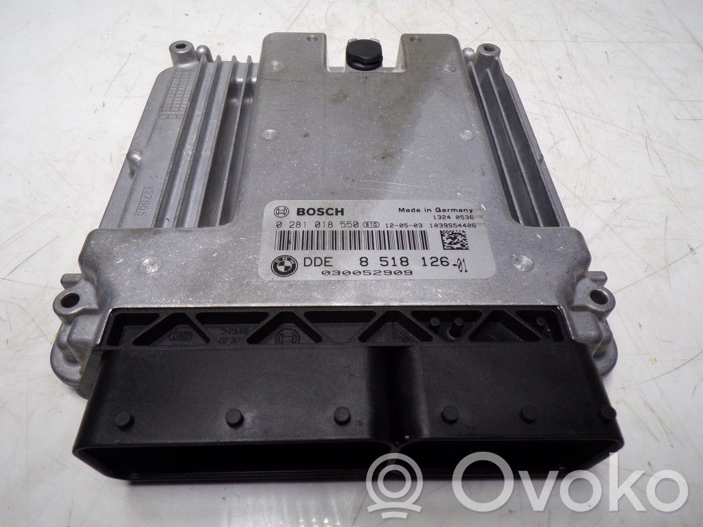 BMW 5 F10 F11 Unitate/modul de control motor 