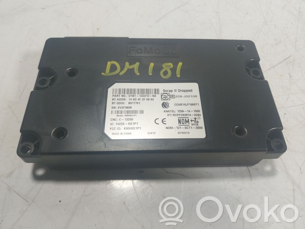 Alte unități/module de control   2117587,D1BT14D212NA