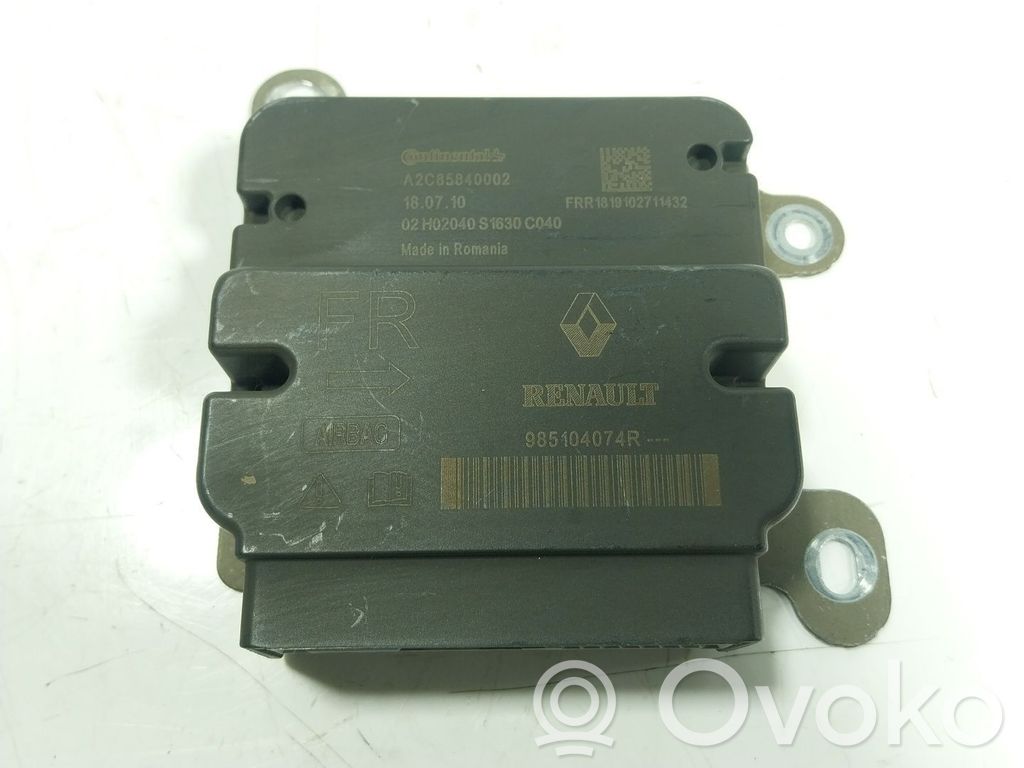 Unidad de control/módulo del Airbag   985104074R