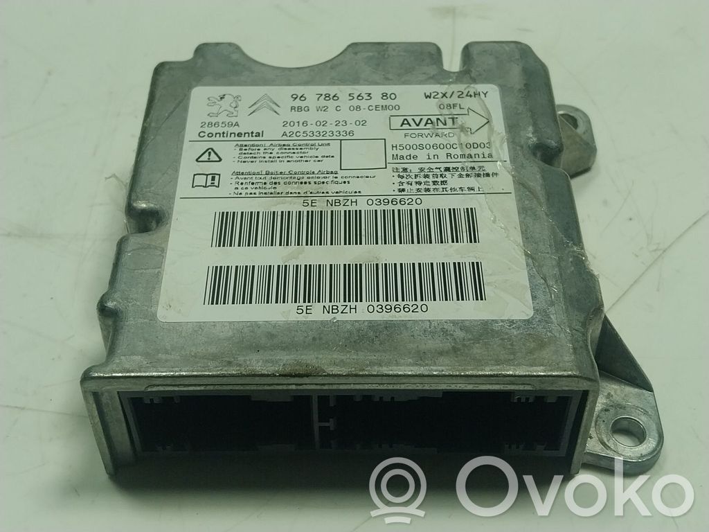 Unitate/modul de comandă airbaguri   9678656380,9678656380
