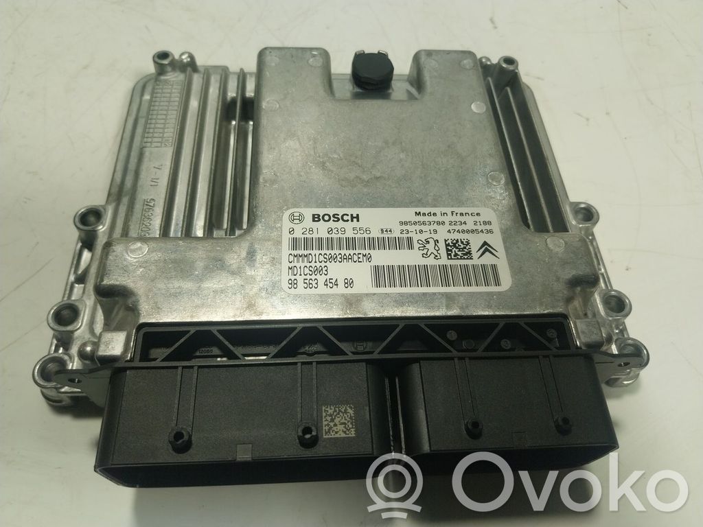Unidad de control/módulo del motor   9856345480