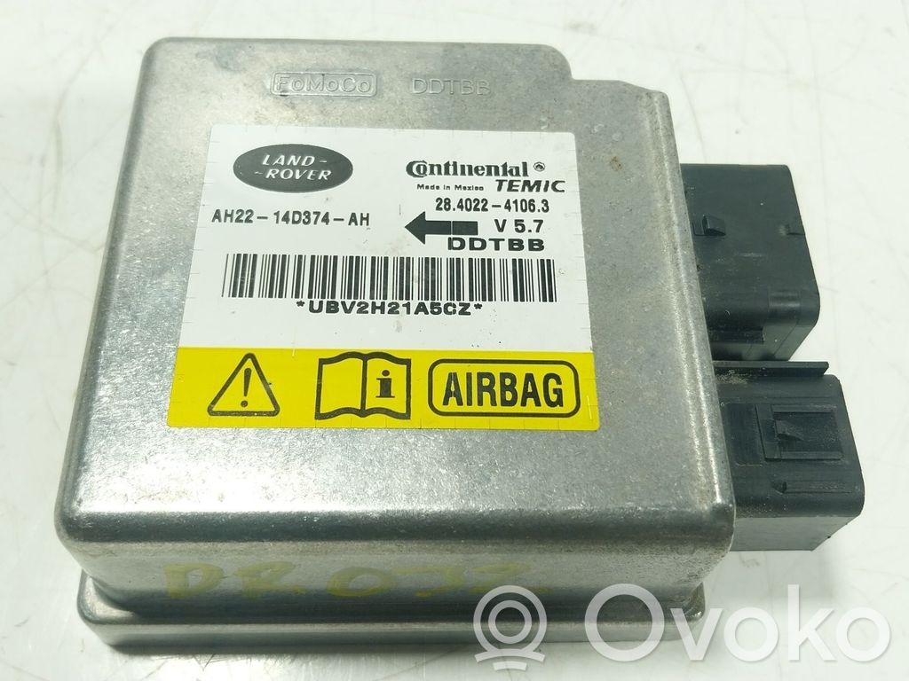Land Rover Discovery Sport Unitate/modul de comandă airbaguri 