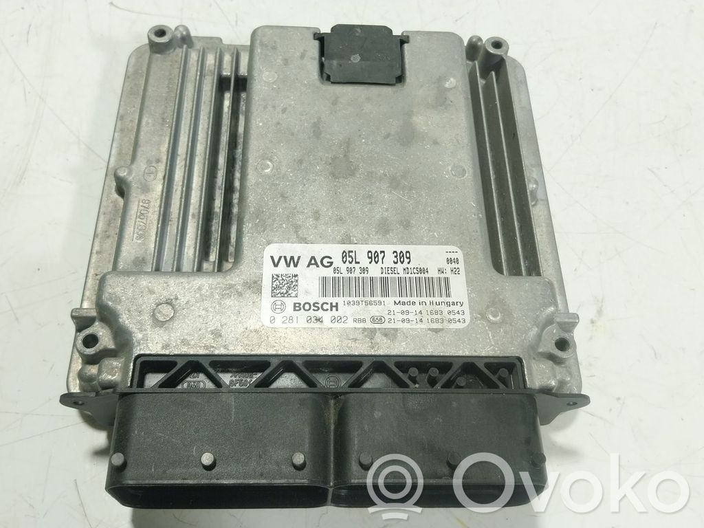Engine control unit/module   05L906027AF,05L907309
