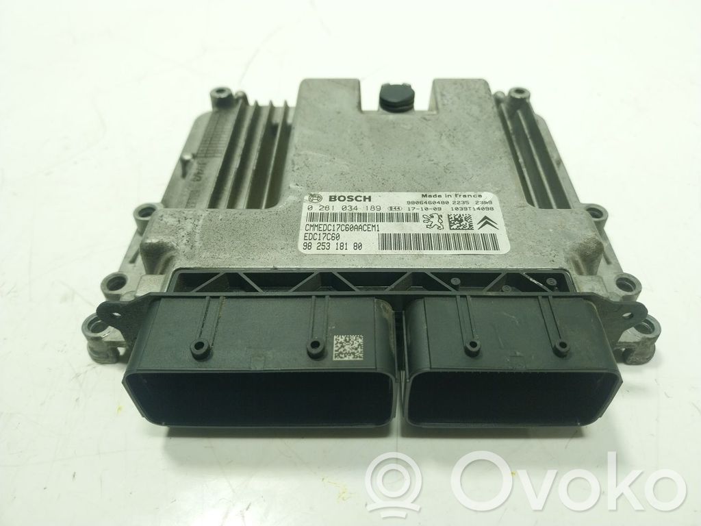 Unidad de control/módulo del motor   1613708580,9825318180