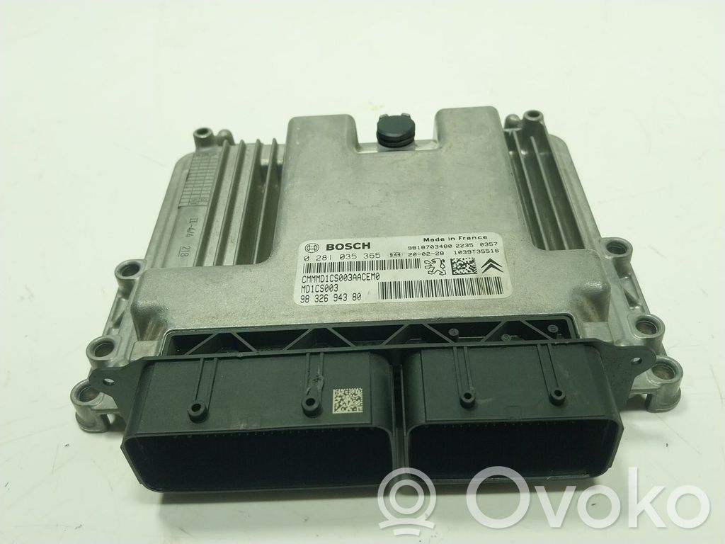 Unidad de control/módulo del motor   9832694380