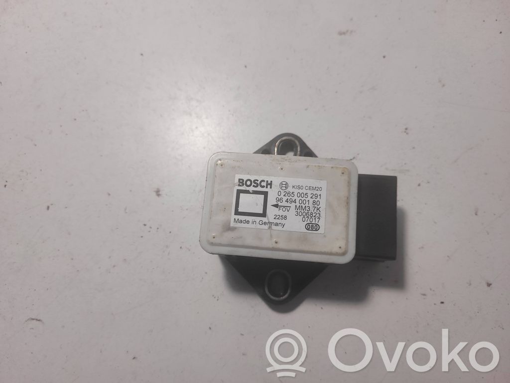 Peugeot 307 ESP acceleration yaw rate sensor 
