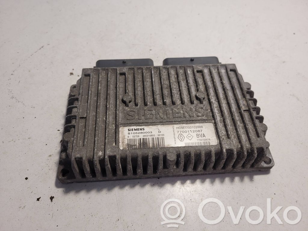 Engine control unit/module   S105280003,7700112087,7700103418