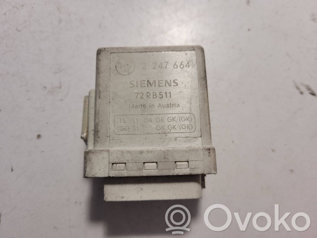 BMW 5 E39 Glow plug pre-heat relay 