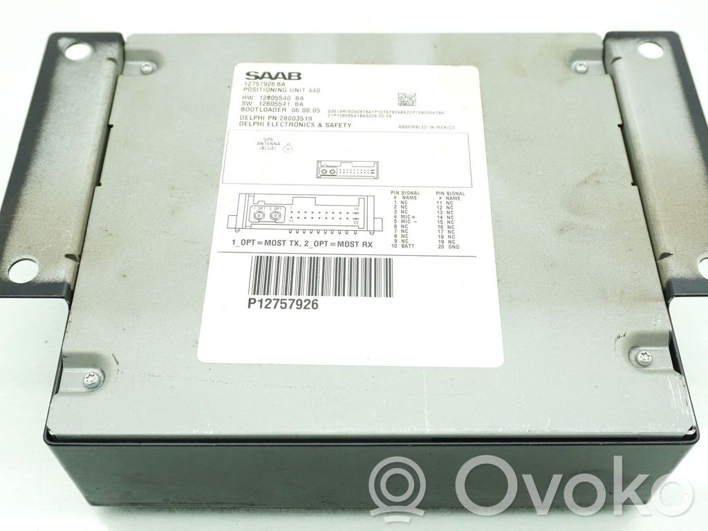 Saab 9-3 Ver2 Other control units/modules 