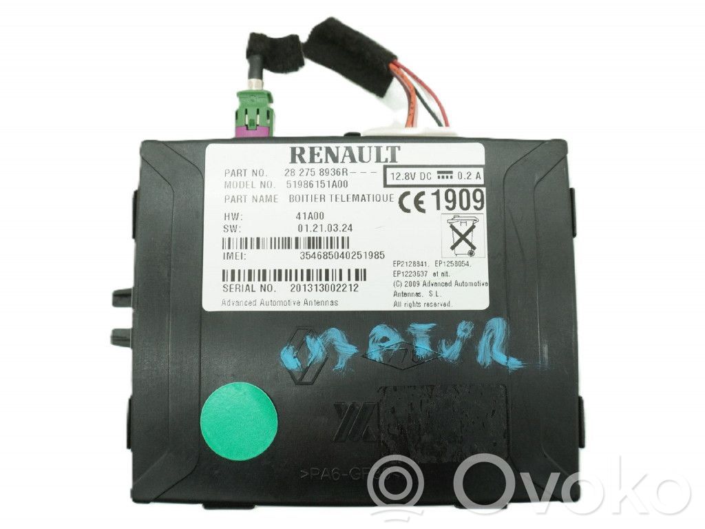 Renault Captur Muut ohjainlaitteet/moduulit 