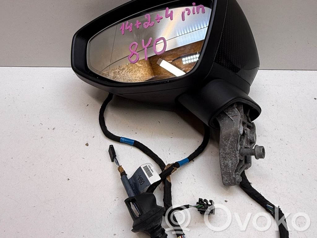 Audi RS3 8Y Elektryczne lusterko boczne drzwi przednich 