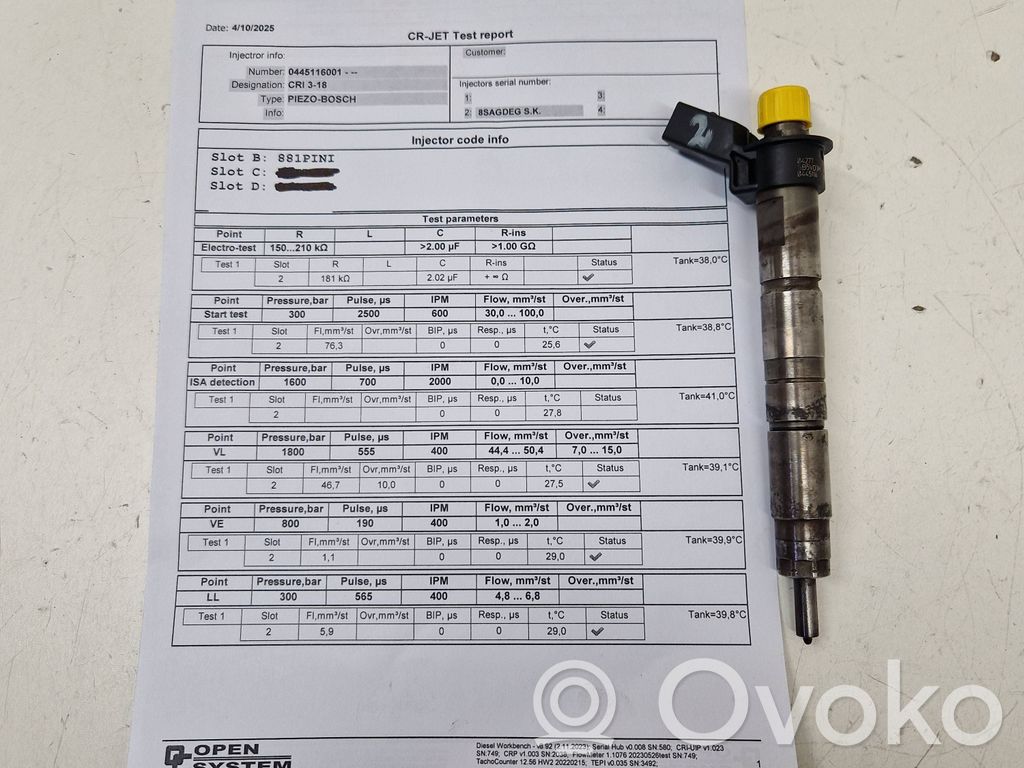 Fuel injector   7797877,04277,0445116,071021