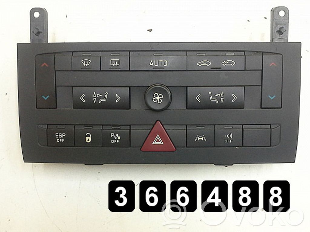 Citroen C6 Climate control unit 