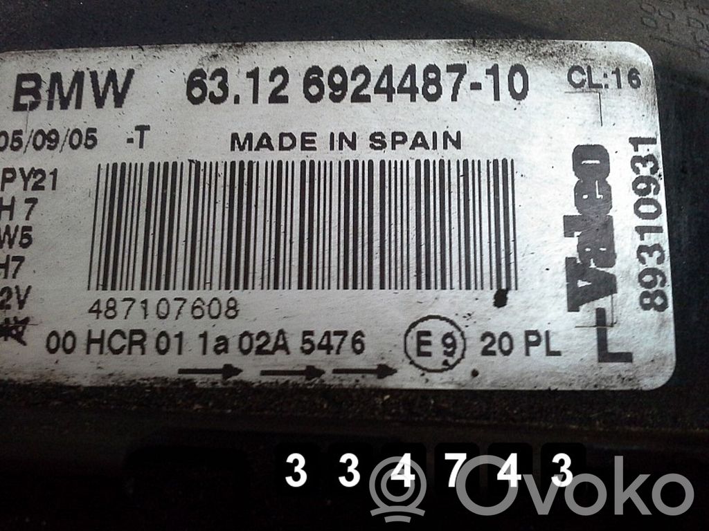 BMW 1 E81 E87 Headlight/headlamp 