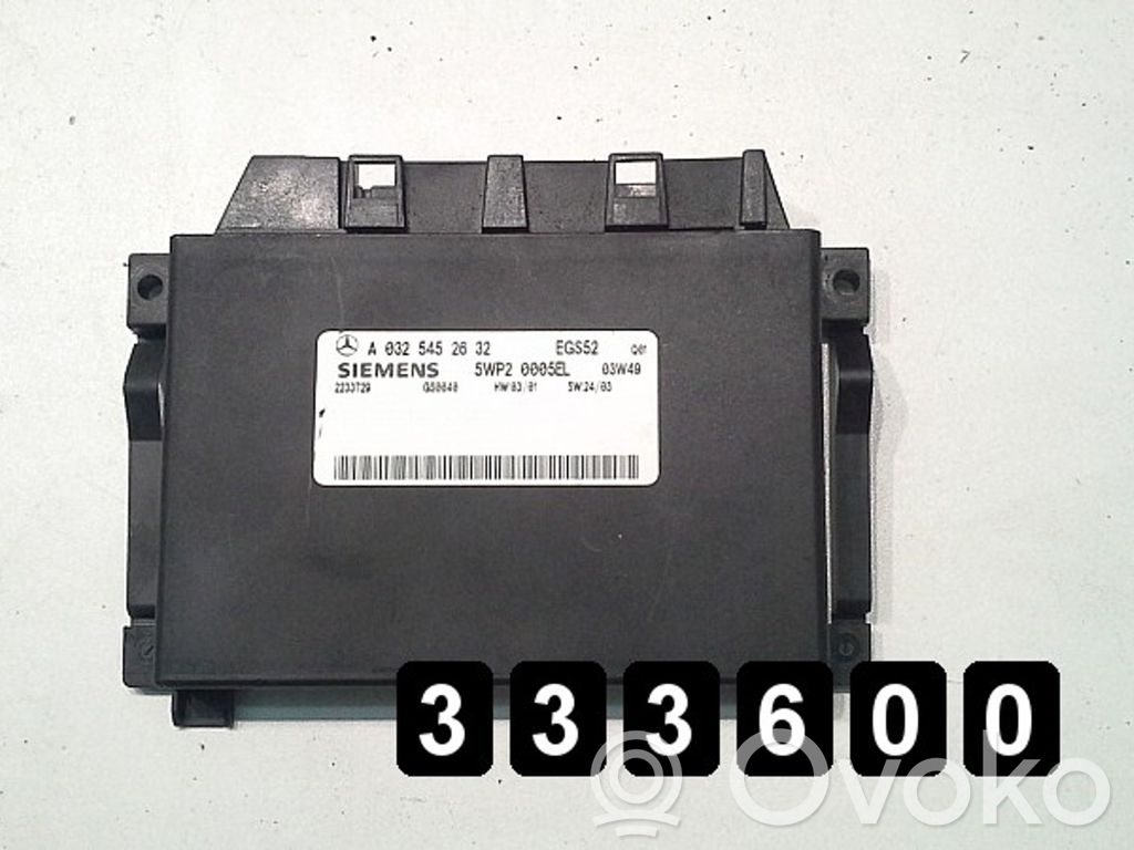 Mercedes-Benz E W211 Engine control unit/module 