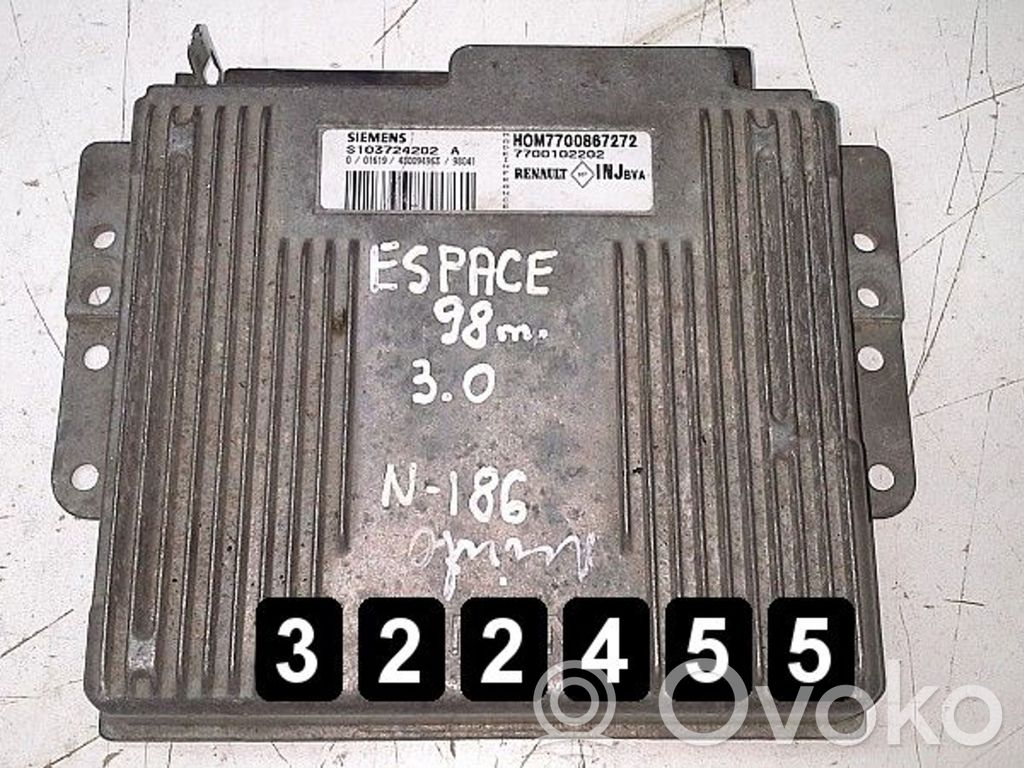 Renault Espace III Engine control unit/module 