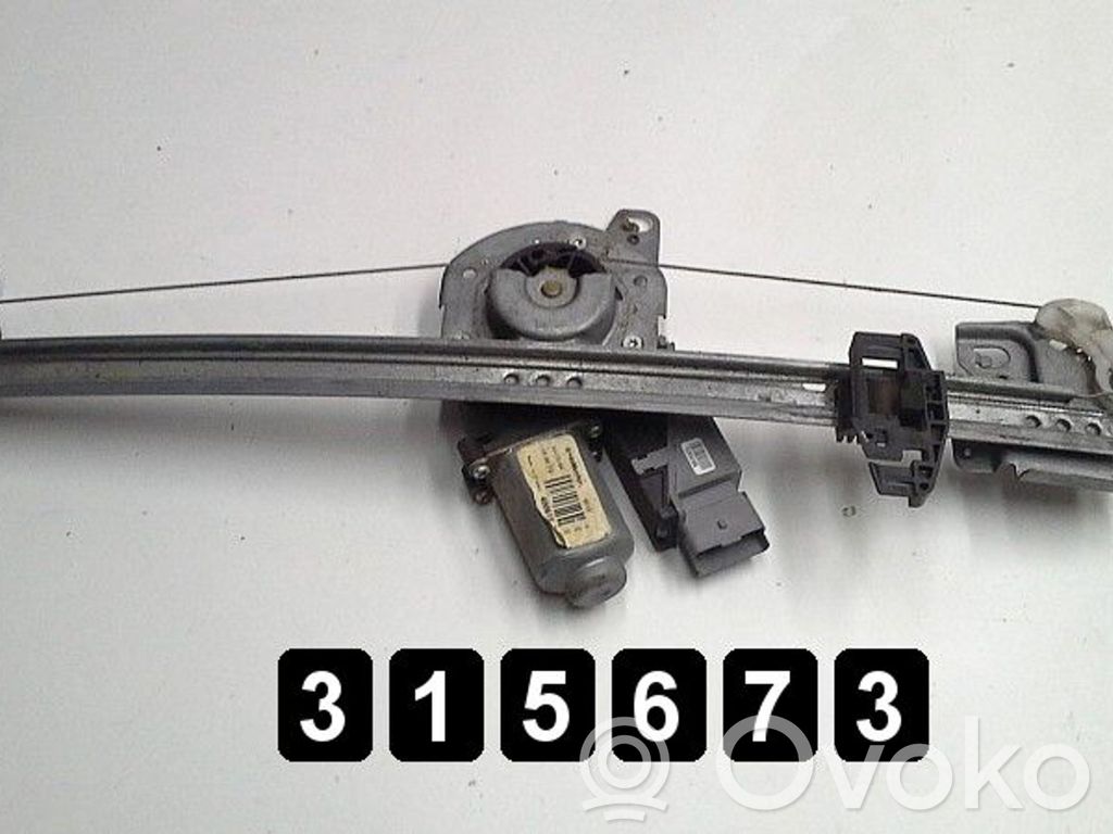 Citroen C3 Front door window regulator with motor 
