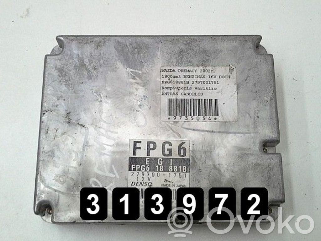 Mazda Premacy Engine control unit/module 