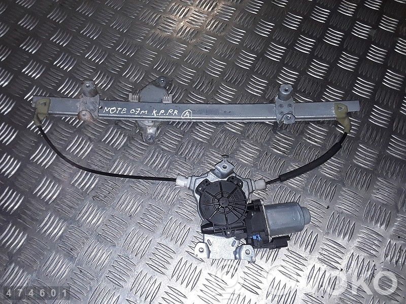 Nissan Note (E11) Rear door window regulator with motor 