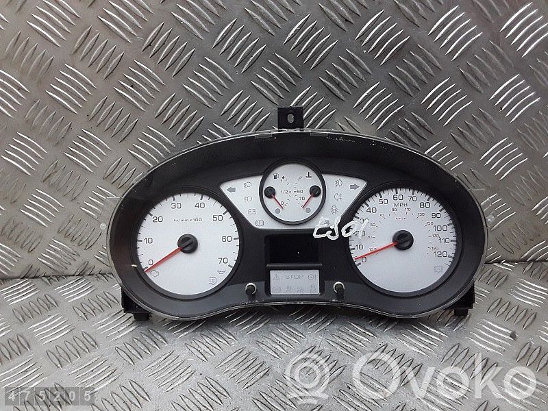 Peugeot Partner Geschwindigkeitsmesser Cockpit 