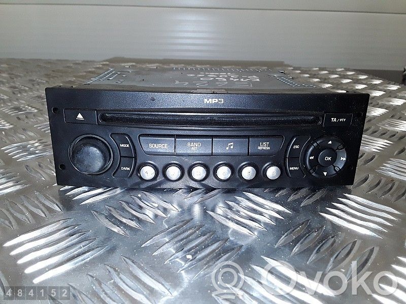 Peugeot 207 CC Unitate principală radio/CD/DVD/GPS 