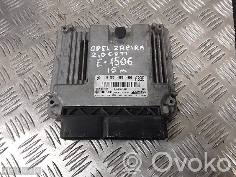 Opel Zafira C Engine control unit/module 
