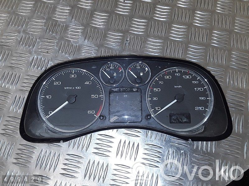 Peugeot 307 CC Tachimetro (quadro strumenti) 