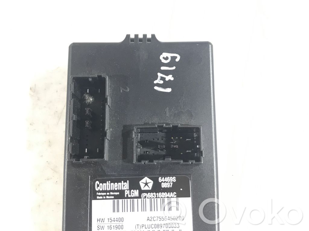 Tailgate/trunk control unit/module   68316094AC,A2C7556450200