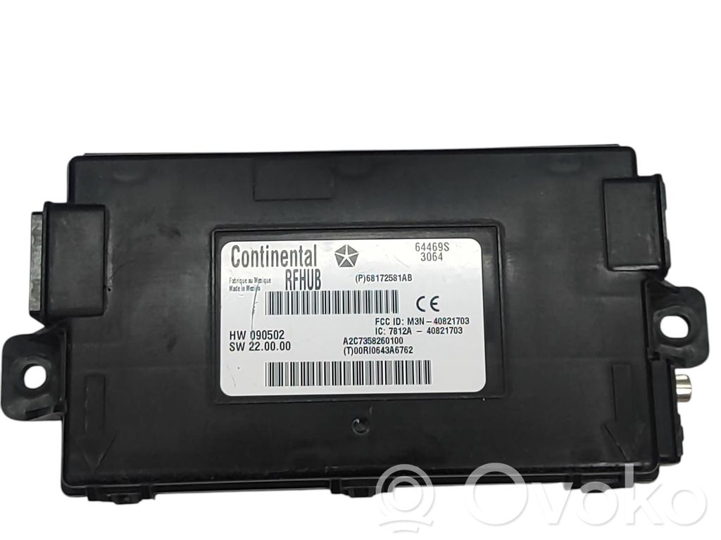 Moduł / Sterownik systemu uruchamiania bezkluczykowego   P68172581AB,68172581AB,68172581AC