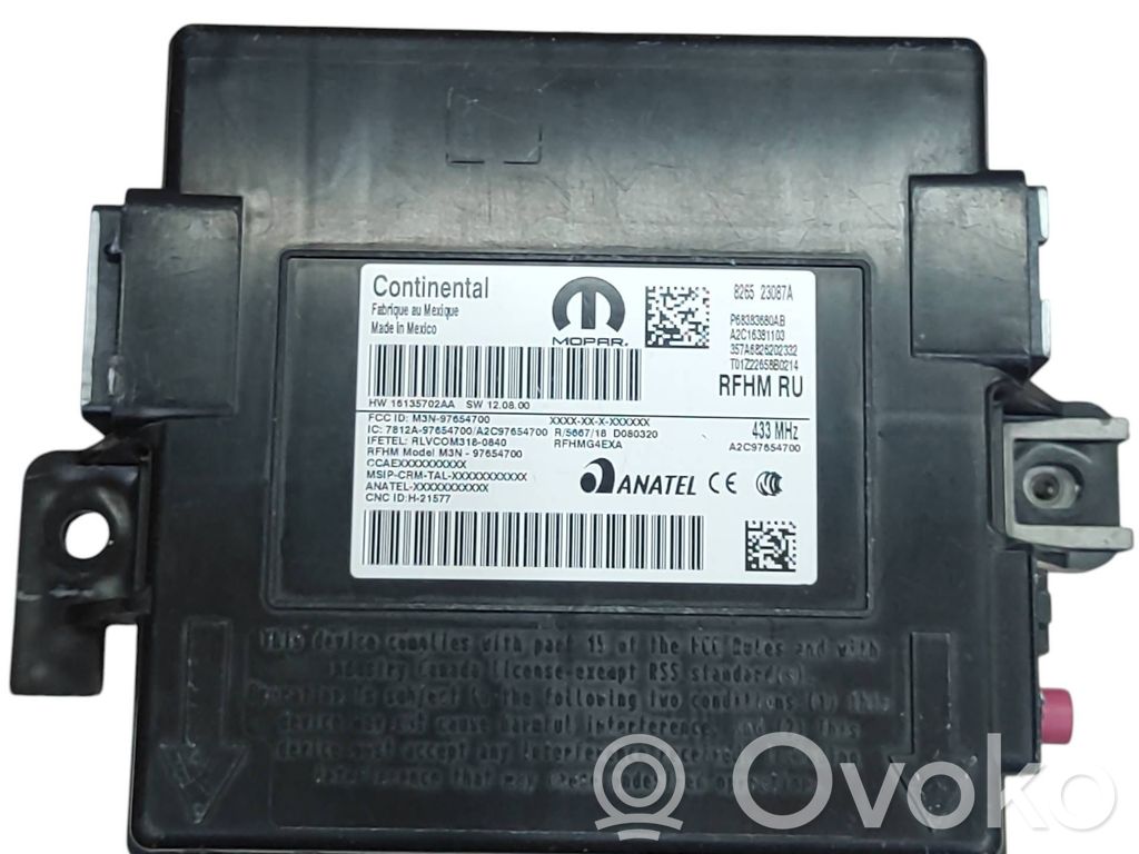 Chrysler Pacifica Keyless (KESSY) go control unit/module 