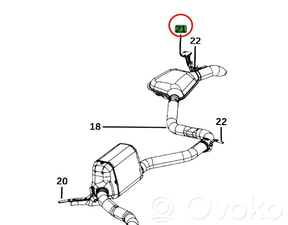 Chrysler Pacifica Muffler mount bracket/holder 