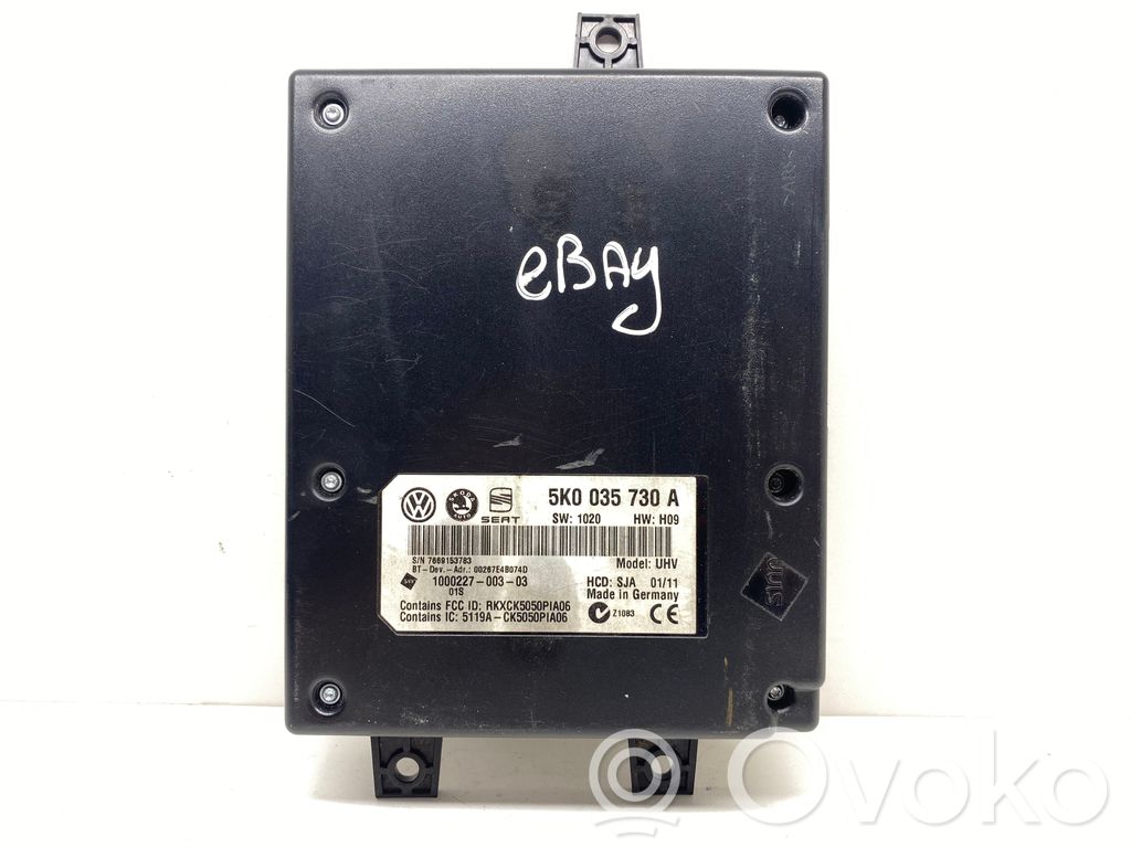 Unidad de control/módulo de bluetooth   5K0035730A