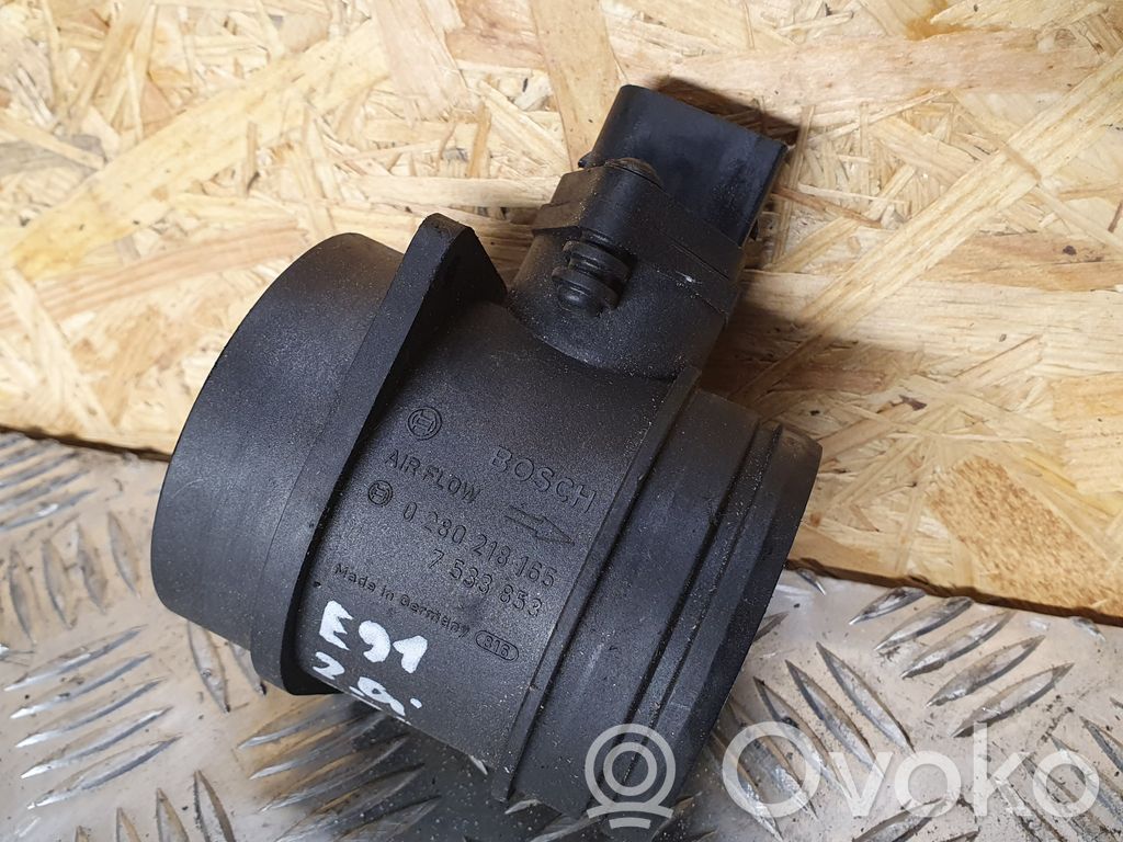 BMW 3 E90 E91 Mass air flow meter 