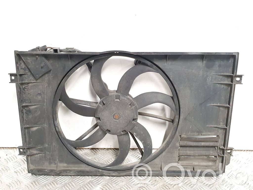 Volkswagen Touran I Osłona wentylatora chłodnicy 