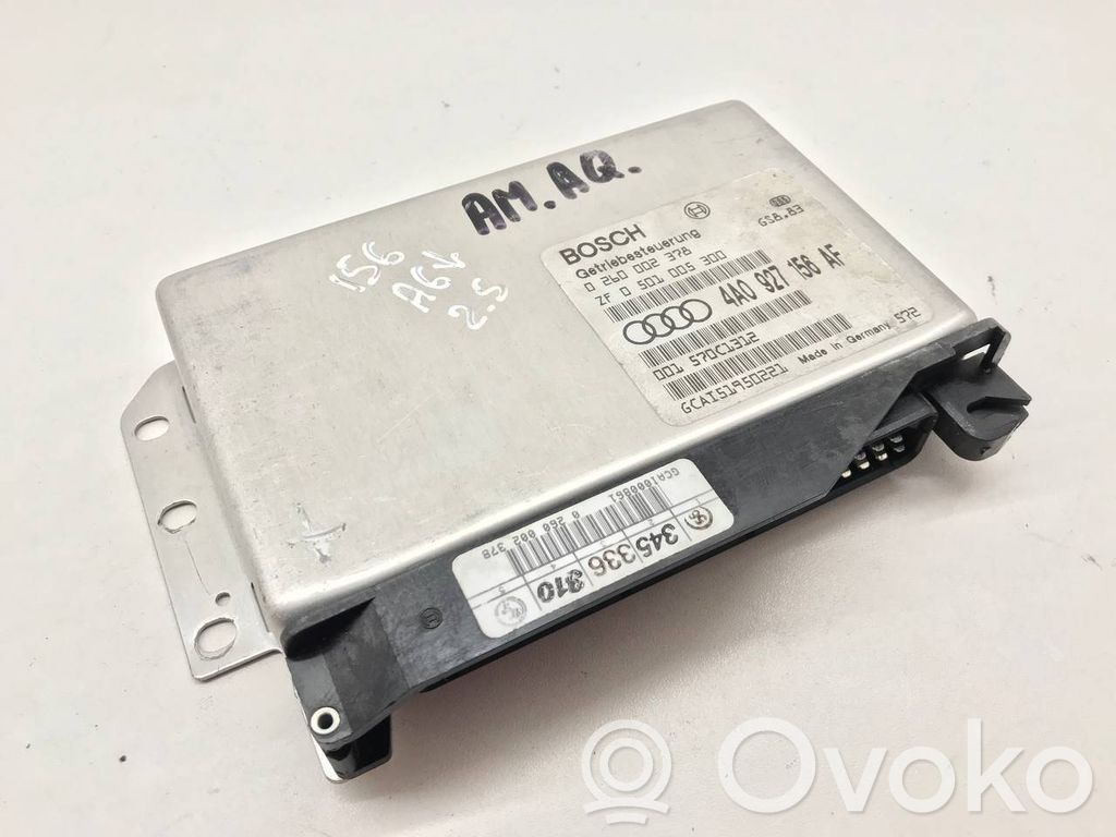 Gearbox control unit/module   4A0927156AF,0260002378,0501005300