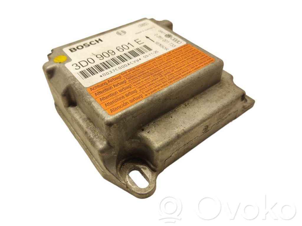 Airbag control unit/module   3D0909601E,3D0909601