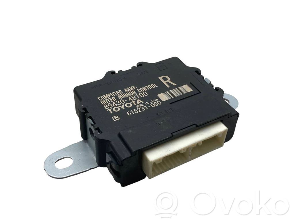 Lexus RX 450H Módulo de control del espejo lateral 