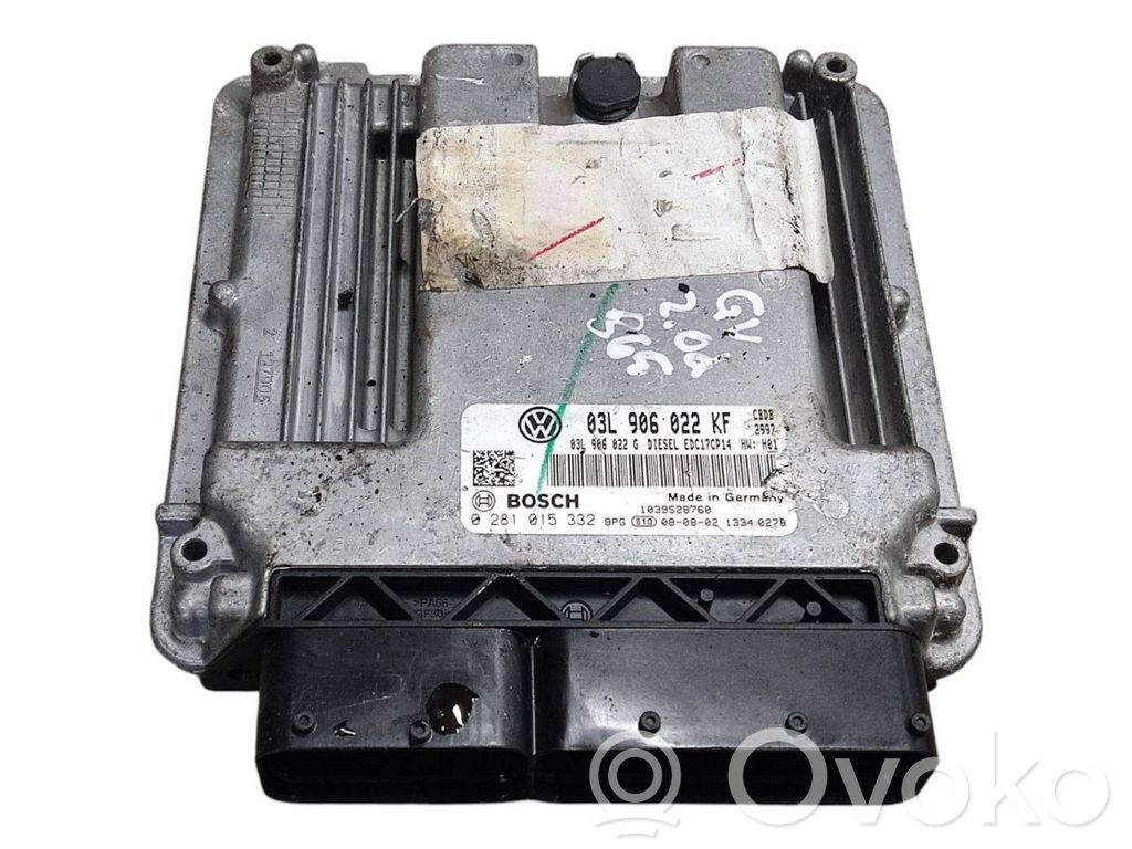 Volkswagen Golf V Engine control unit/module 