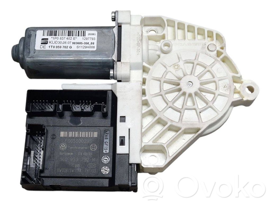 Silnik regulatora szyby drzwi przednich   1T0959702G,1P0837402E,S1129H008,1K0959792M