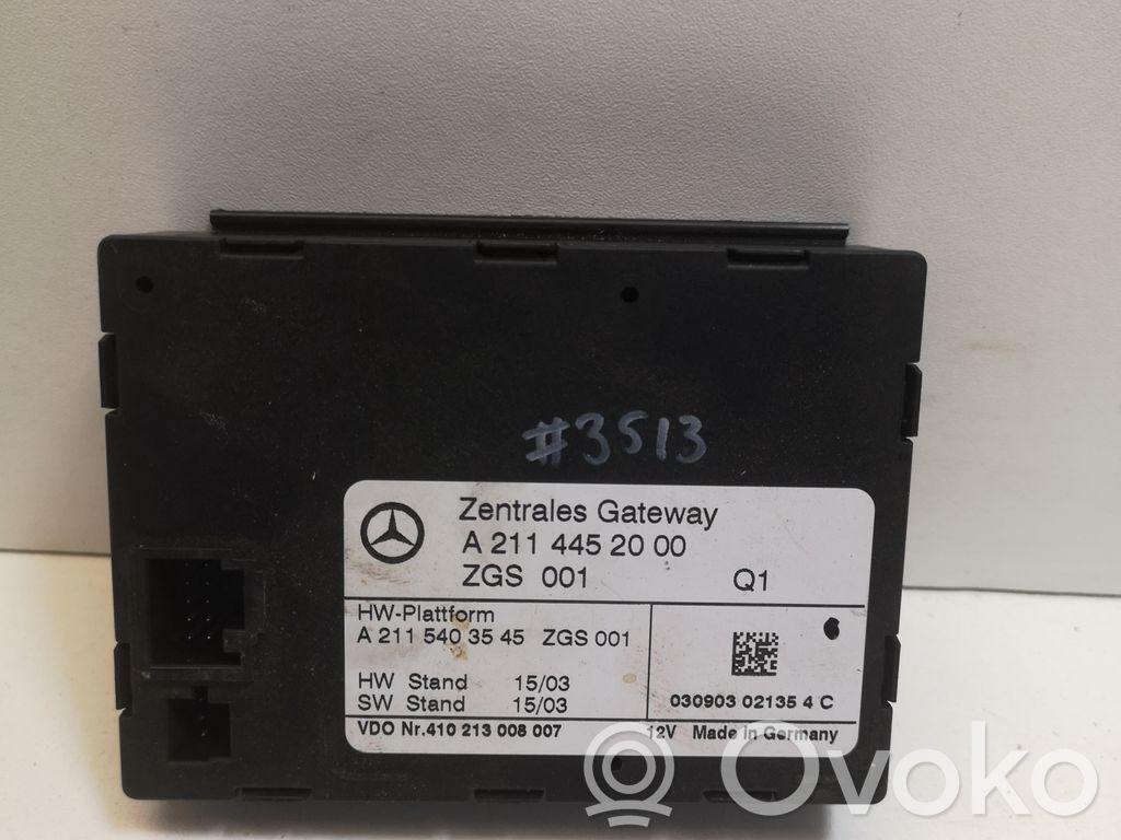 Gateway-Steuermodul   A2114452000