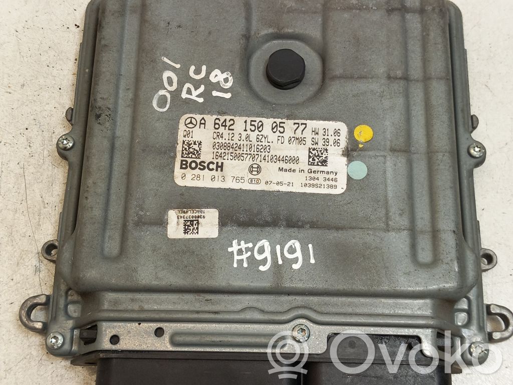 Engine control unit/module   A6421500577,6421500577,0281013765